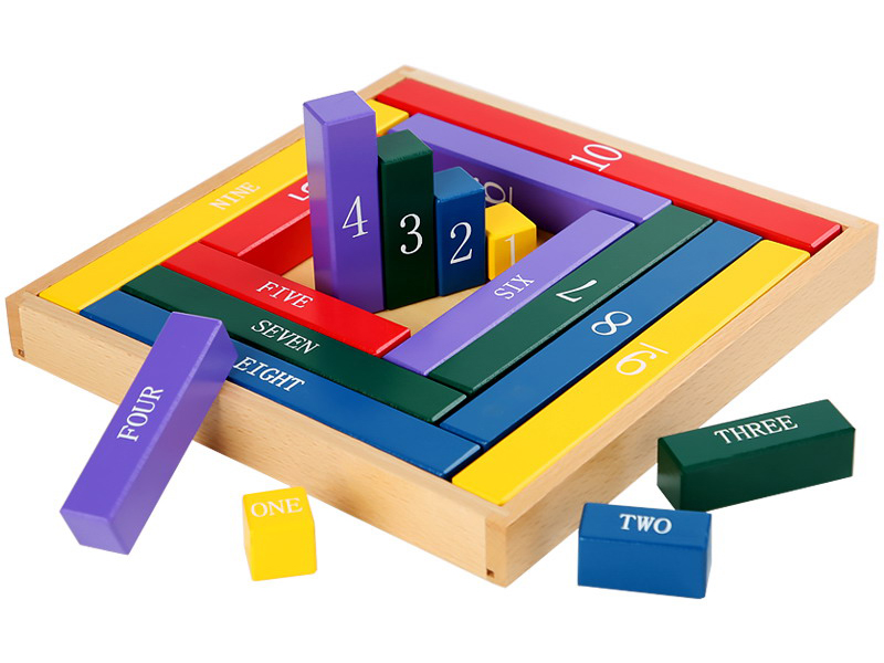 Wooden Color Decimal Stick