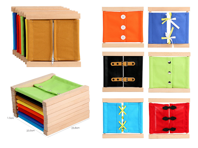 Wooden Toy Dressing Practice