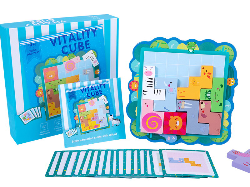 Wooden Magnetic Animal Tetris