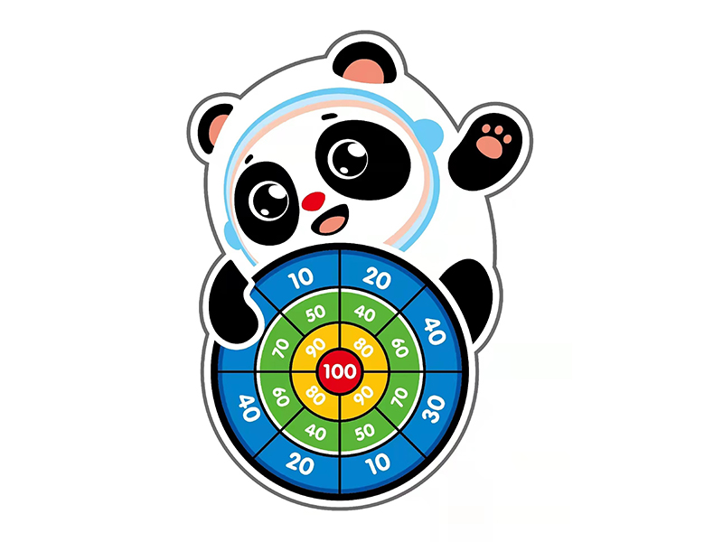 Cartoon Panda Target