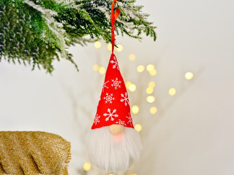 Knitted Pendant With Light Type C Snowflake