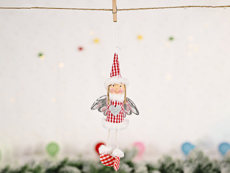 Plaid Wing Love Girl Pendant Type D