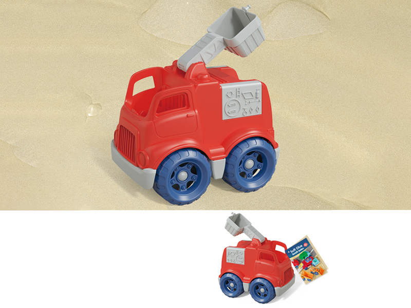 Slide Soft Rubber Fire Truck