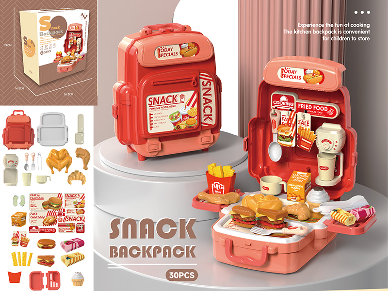 Burger And Fries Picnic Backpack 30pcs