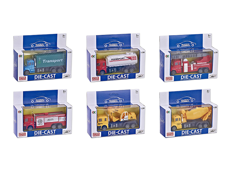 1: 50 Alloy Pull Back Simulation Vehicle