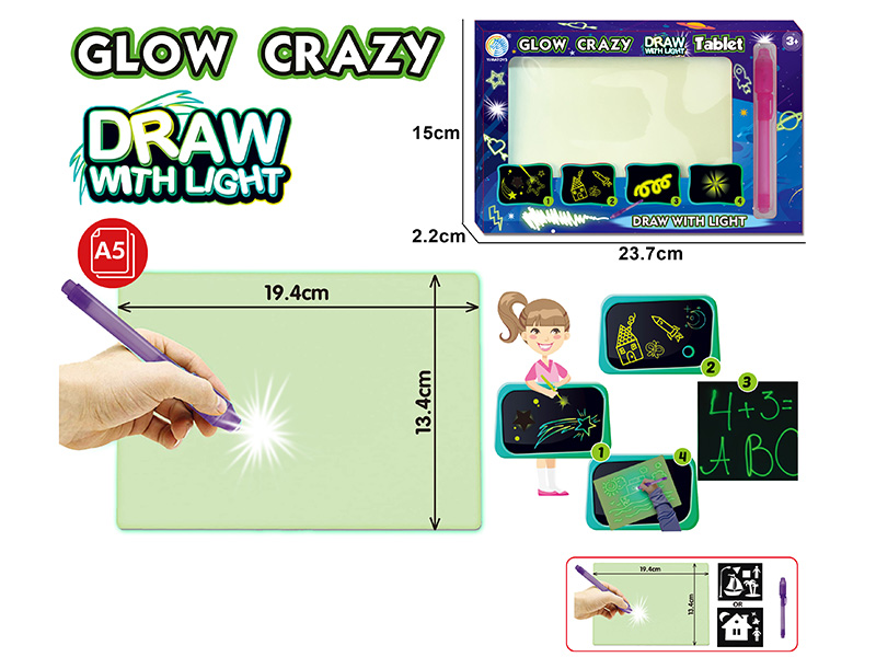 Glow-In-The-Dark Version Drawing Board