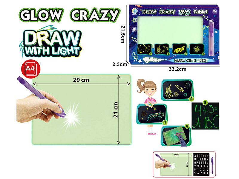 Glow-In-The-Dark Version Drawing Board