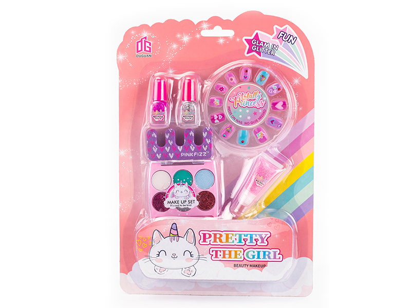 Children's Makeup And Nail DIY Set