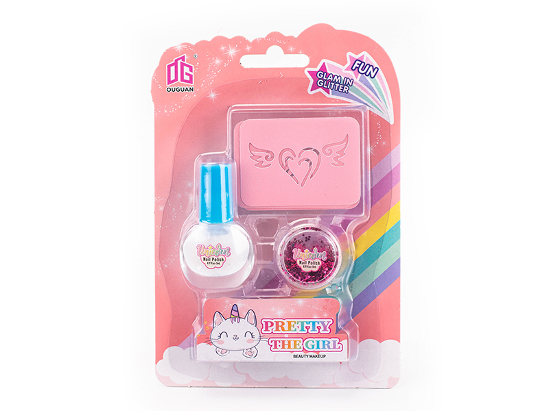 Children's Makeup And Nail DIY Set