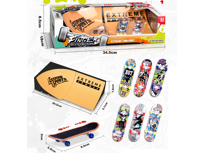 Finger Skate Boarding