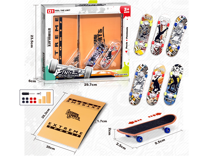 Finger Skate Boarding