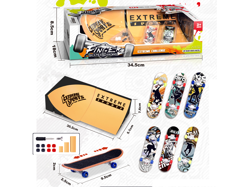 Finger Skate Boarding