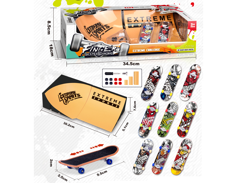 Finger Skate Boarding