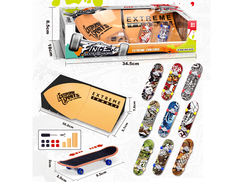 Finger Skate Boarding