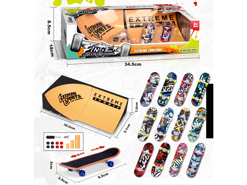 Finger Skate Boarding