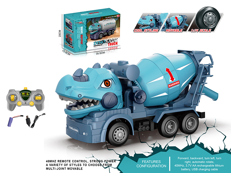 1:14 Remote Control Dinosaur Concrete Mixer