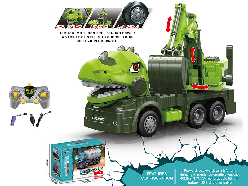 1:15 Remote Control Dinosaur Excavator