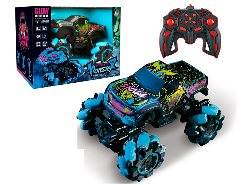 R/C Olive Wheel Monster Car