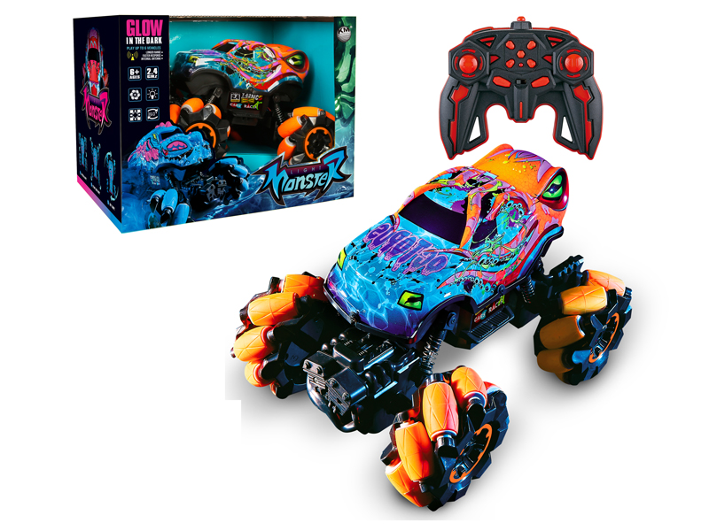 R/C Olive Wheel Monster Car