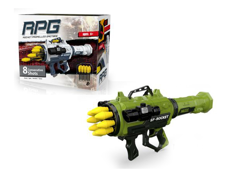 Soft Rocket Launcher (Black Green)