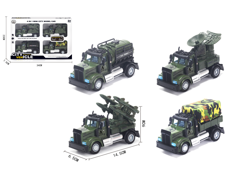 1:64 Pull Back American Alloy Military Vehicle