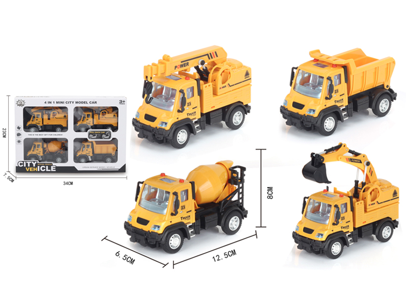 1:64 Pull Back German Engineering Alloy Car