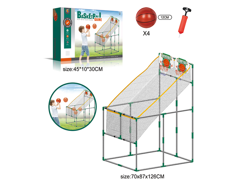 Two Person Small Basketball Board Shooting Machine