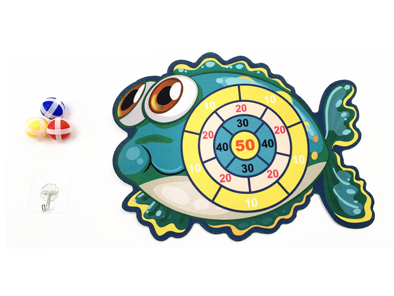 Cartoon Big Eye Fish Target