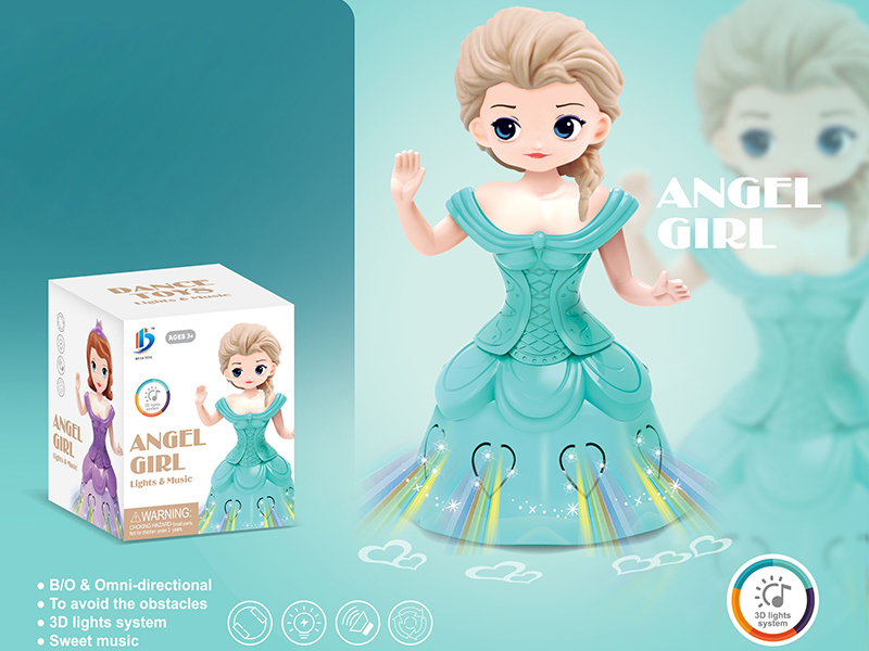 B/O Bump And Go Rotating Ice Princess