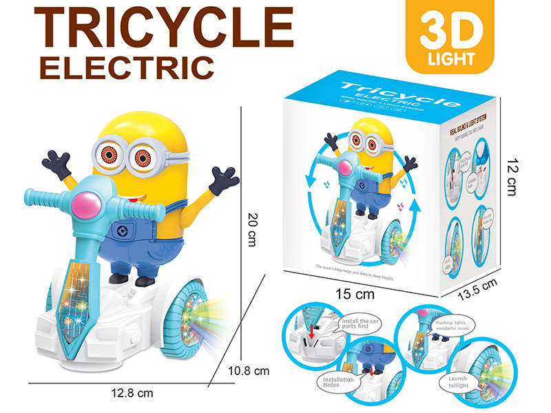 B/O Bump And Go Minions Tricycle