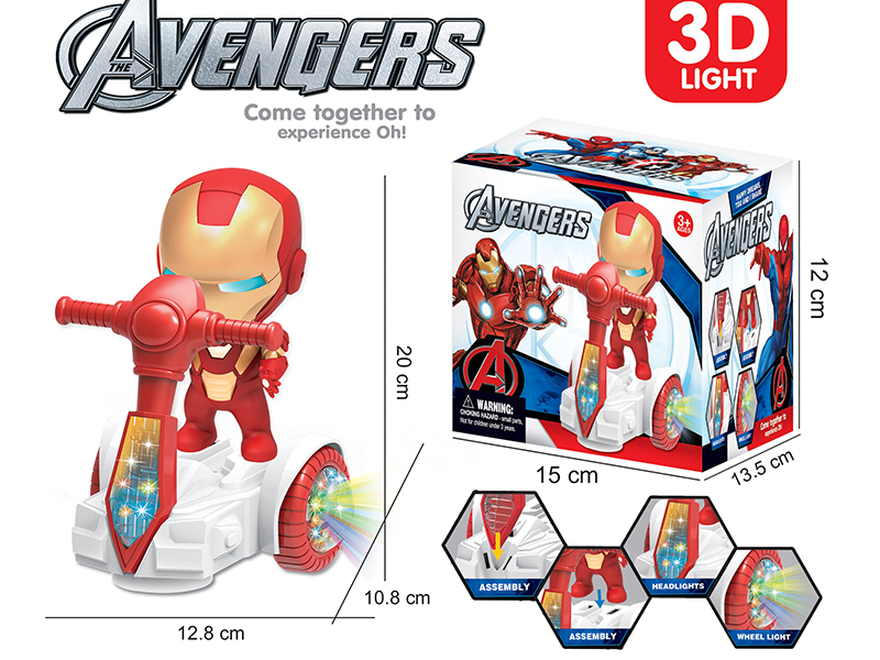 B/O Bump And Go Iron Man Tricycle