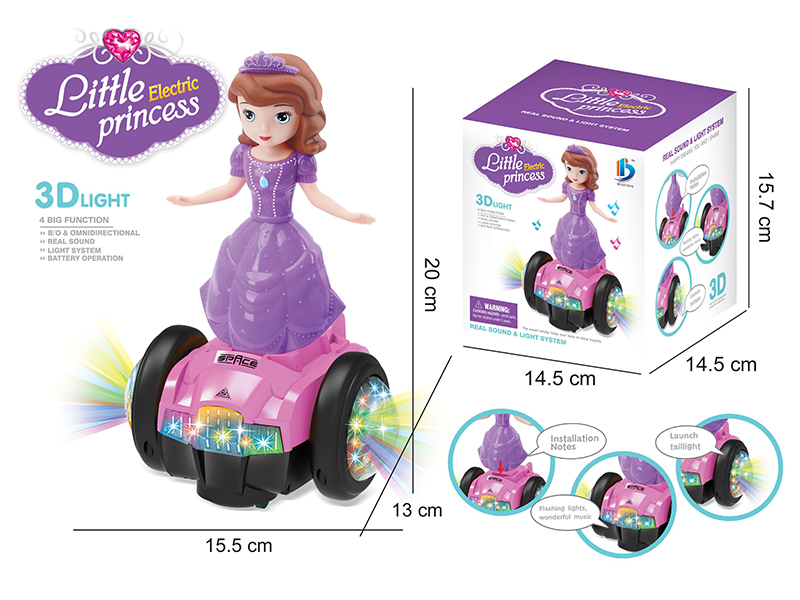B/O Bump And Go Sophia Princess Balance Car
