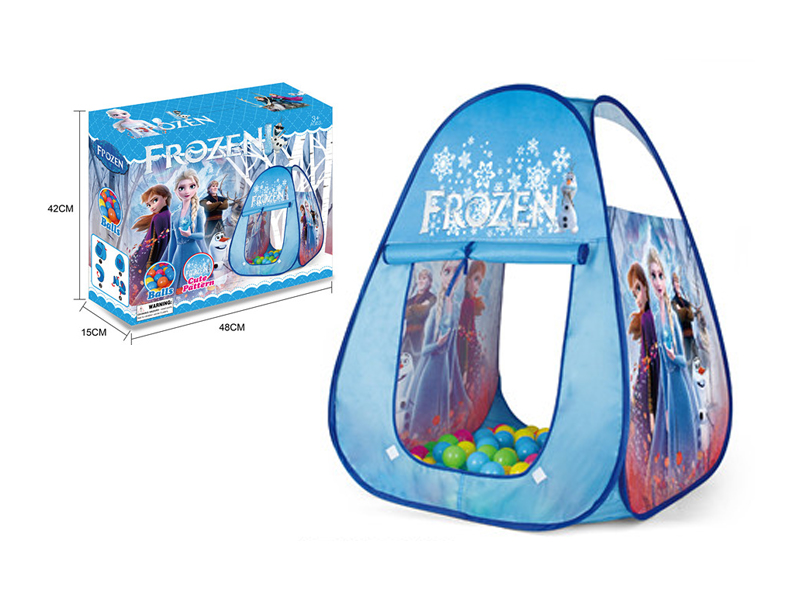 Ice Snow Princess Tent+100 Ocean Balls