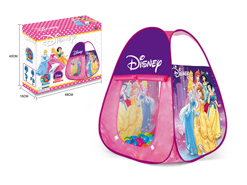 Disney Princess Children's Tent+100 Ocean Balls