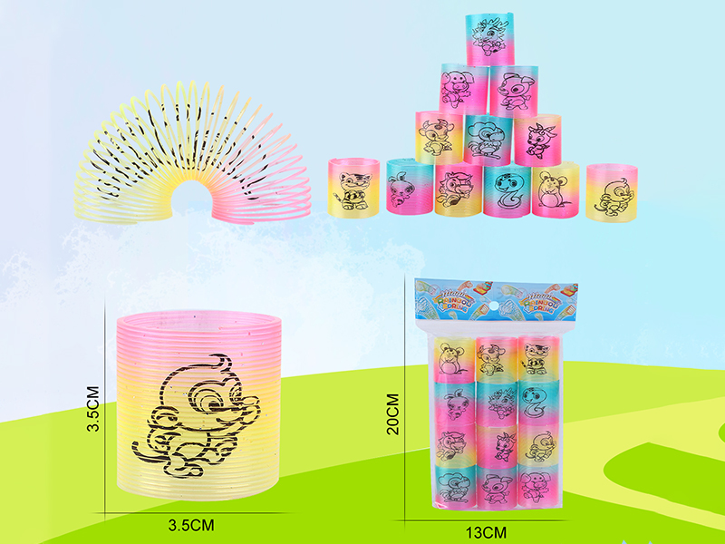 Pad Printing 12 Zodiac Rainbow Circle 12PCS