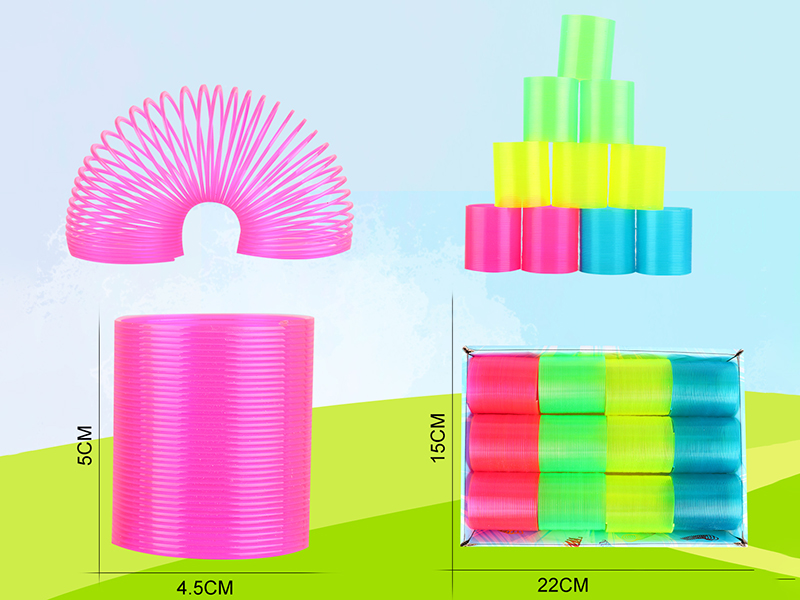 Transparent Four Color Rainbow Circle 12PC