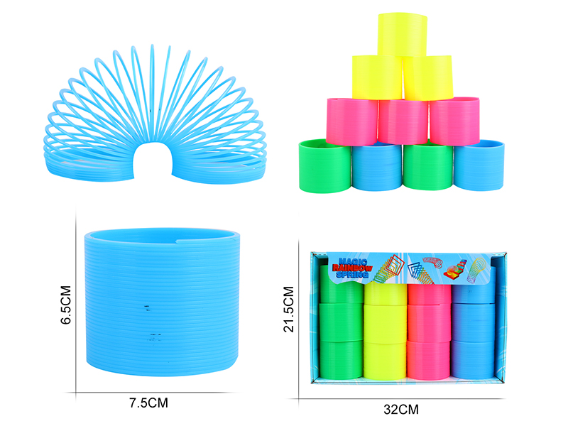 Solid Color Four Color Rainbow Circle 12PCS