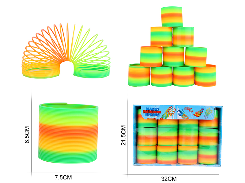 Spring Color Rainbow Circle 12PCS