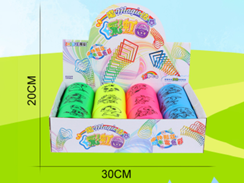 Solid Color Four Color Pad Printing 12 Zodiac Rainbow Circle 12PCS