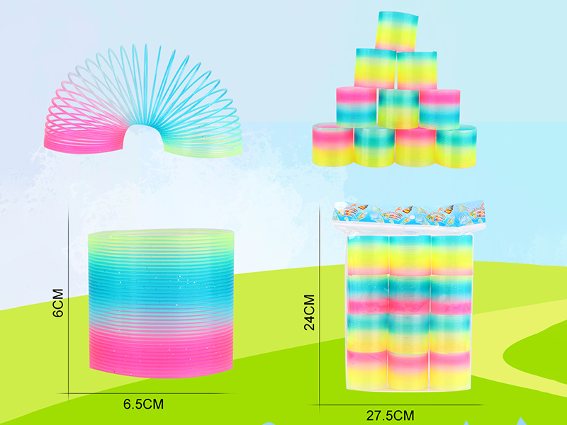 Sequin Rainbow Spring 12PCS