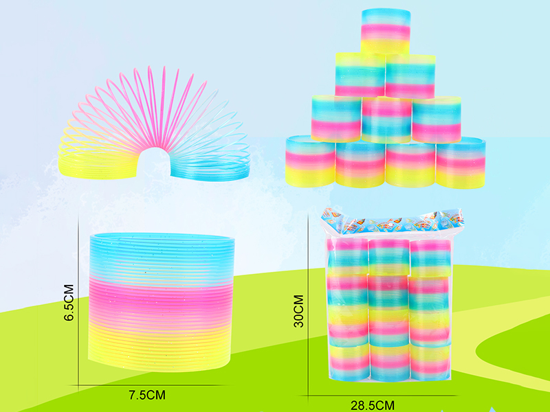 Sequin Rainbow Spring 12PCS