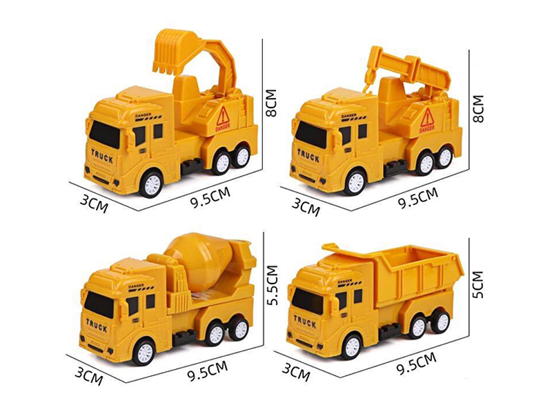 Pull Back Engineering Vehicle