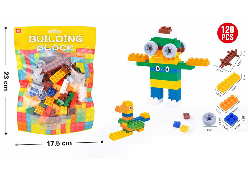 Small Granular Building Blocks 120pcs