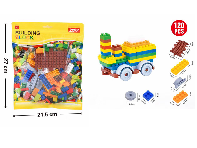 Small Granular Building Blocks 120pcs