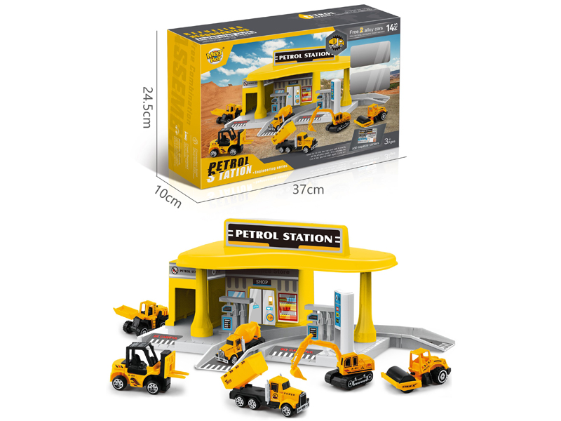 Parking Lot Of Urban Alloy Engineering Gas Station
