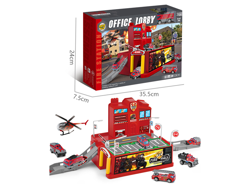 Alloy Fire Station Parking Lot
