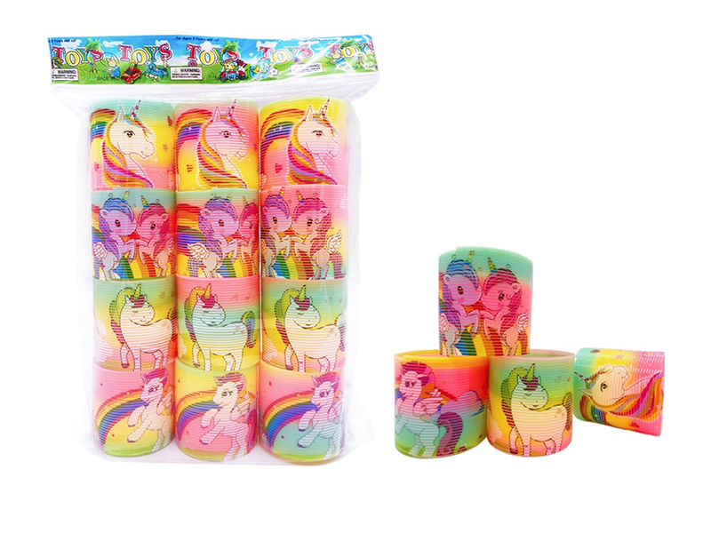 Unicorn Rainbow Spring 12PCS
