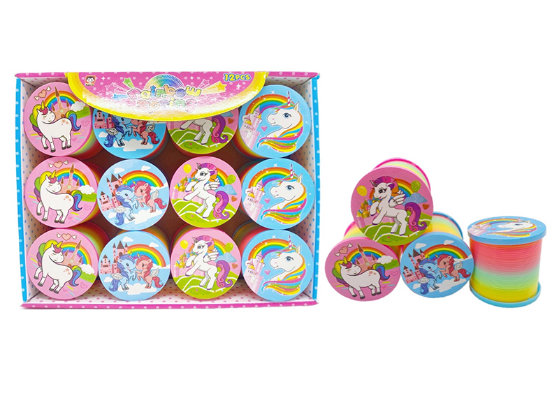 Unicorn Rainbow Spring With Lid 12pcs