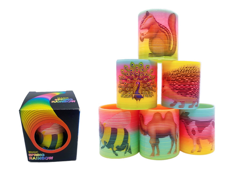 Animals Pattern Rainbow Spring