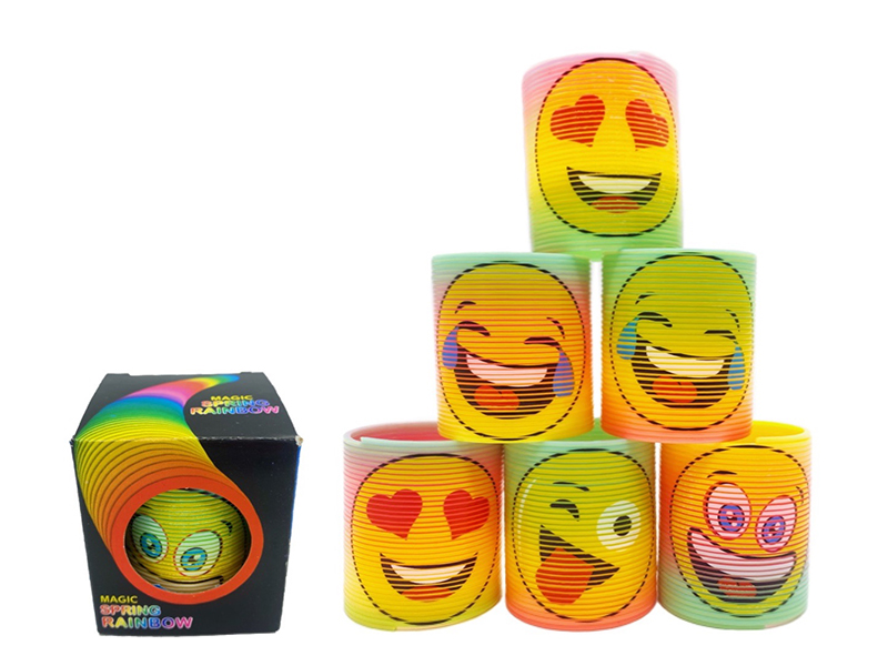 Expression Face Rainbow Spring